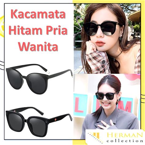 Jual HC Kacamata Wanita Korean Design Retro Mata Kucing Kaca Mata Hitam