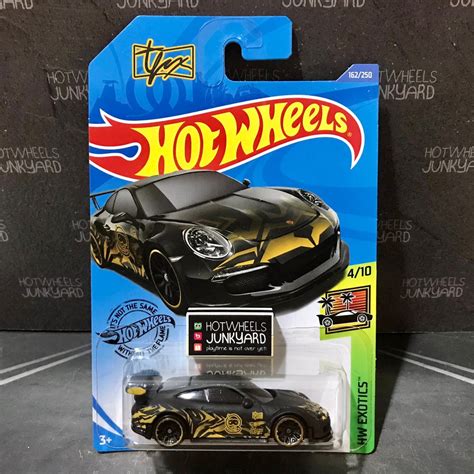 Hot Wheels Porsche 911 Gt3 Rs Tfox Hw Exotics Tanner Fox Negro Shopee México