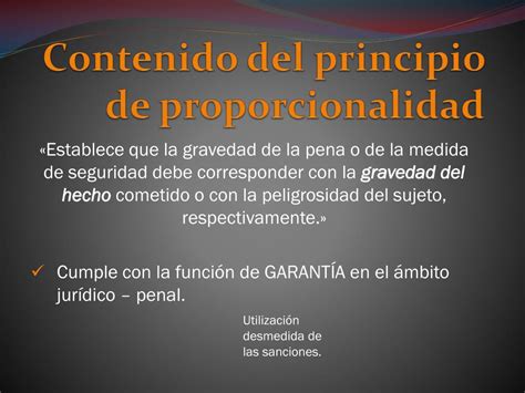 Ejemplo De Principio De Proporcionalidad Image To U