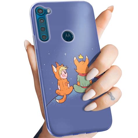 ETUI DO MOTOROLA ONE FUSION PLUS WZORY MAŁY KSIĄŻĘ LISEK RÓŻA PLANETA