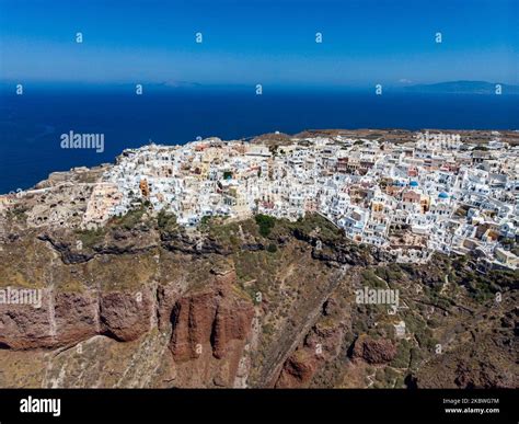 Foto Panoramica Aerea Del Pittoresco Villaggio Mediterraneo