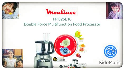 Moulinex Fp E Doubleforce Food Processor W Unboxing Youtube