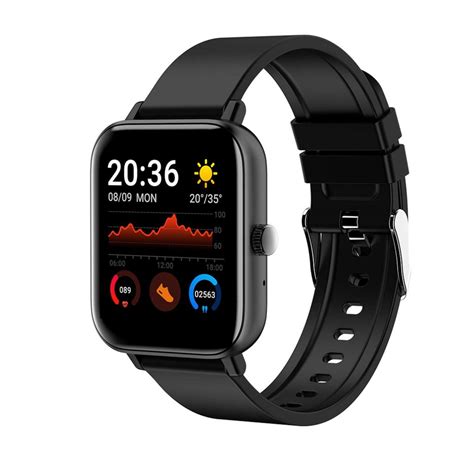 MuGo Smart Watch 1 69 Inch Fitness Tracker Smartwatch With Heart Rate