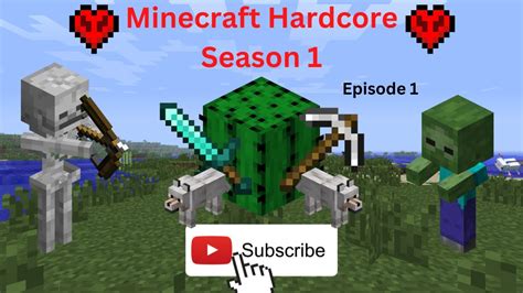 Minecraft Hardcore Se1 Ep1 Surviving The First Night YouTube