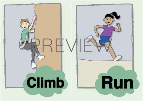 Climb And Run Flashcard Gru Languages