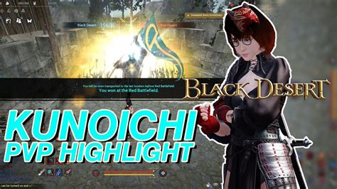 Black Desert Online Kunoichi Succession Pvp Red Battlefiled Highlight Youtube