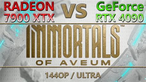 Immortals Of Aveum Rtx Vs Rx Xtx P Ultra First Mission