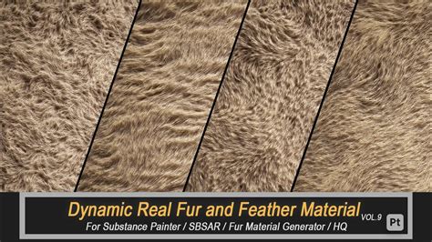 Dynamic Real Fur And Feather Material And Texture In Substance Painter