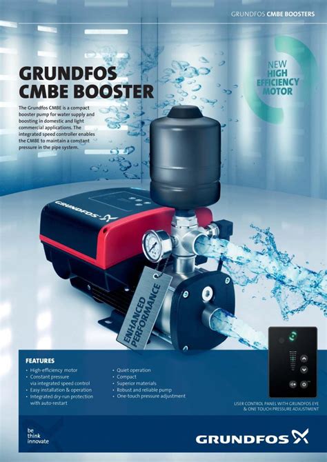 Grundfos Cmbe Variable Speed Water Pump Inverter Best Price