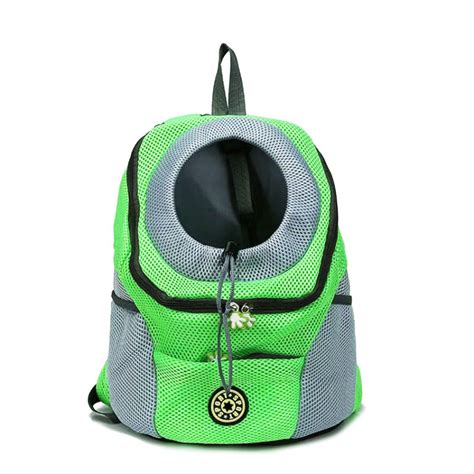 Pet Supplies Outdoor Breathable Dog Carrier Backpack Double Shoulder