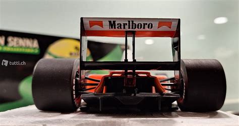 McLaren MP4 6 Honda Ayrton Senna F1 Mit Marlboro Decals 1 18 Im Kanton