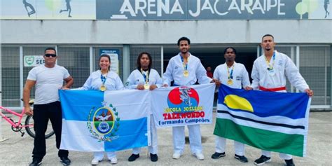 Taekwondo de Quissamã conquista quatro medalhas de ouro e uma prata no