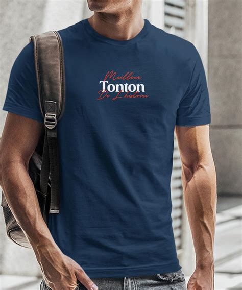 T Shirt Meilleur Tonton De L Histoire Pour Homme