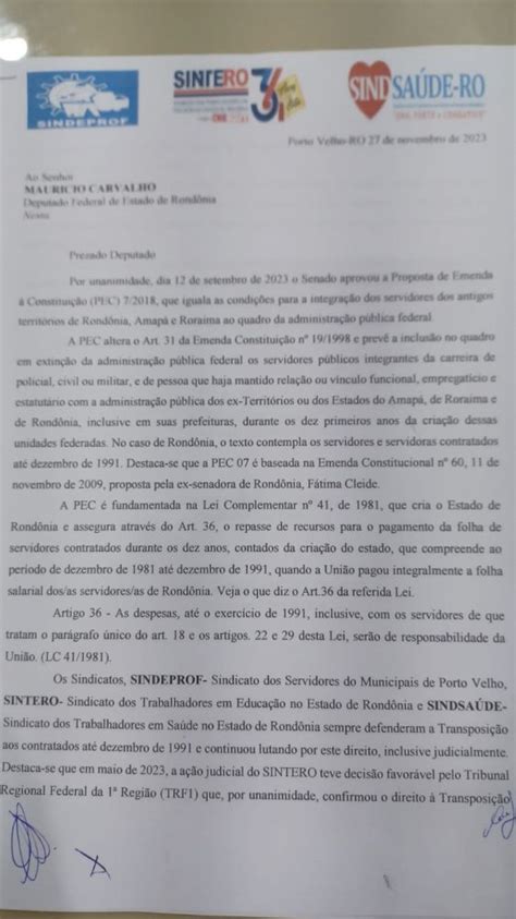 Sindicatos de Rondônia promovem audiência pública para debater a PEC