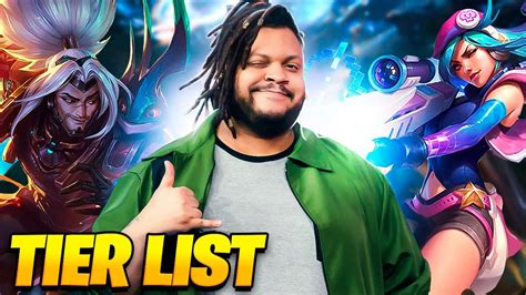 TIER LIST OS MELHORES CAMPEÕES DO PATCH 13 1B YouTube