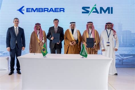 Sami And Embraer Sign Mou To Begin Cooperation Between Saudi Arabia And