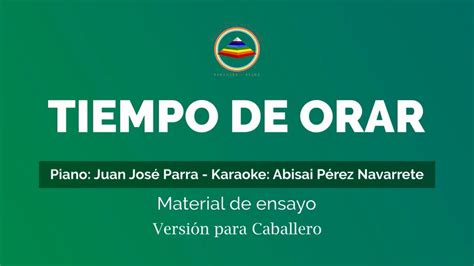 Pista Para Caballeros TIEMPO DE ORAR Material De Ensayo Por