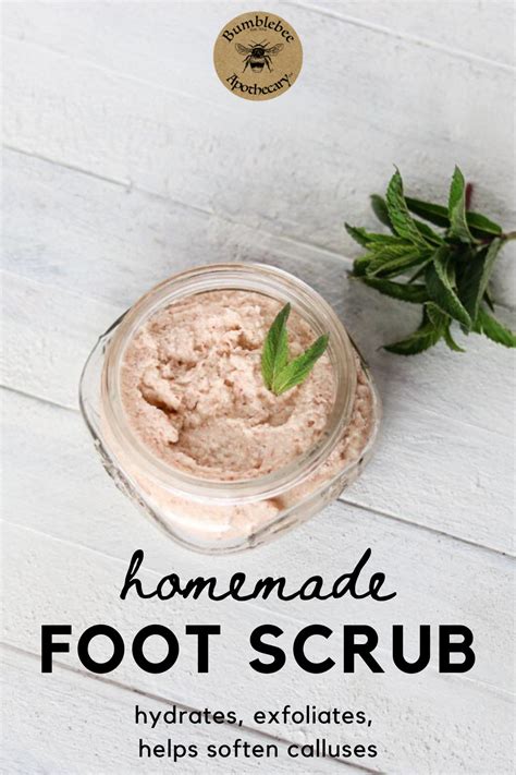 Foot Scrub Recipe Homemade Foot Scrub Diy Foot Scrub Foot Scrub