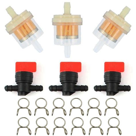 1 4 In Line Fuel Filter Shut Cut Off Valves For Briggsandstratton 5056k 691035 Ebay