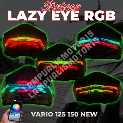 Jual Lampu Stoplamp Lazy Eye Rgb Bisa Mode Sein Running Lampu