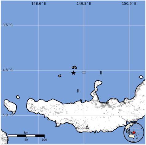 Deep M6.5 earthquake under Bismarck Sea, Papua New Guinea - The Watchers