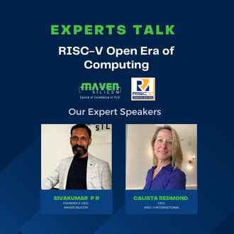 Experts Talk RISC V CEO Calista Redmond And Maven Silicon CEO