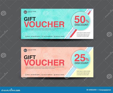 Discount Voucher Template, Coupon Design,ticket,get Discount Stock ...