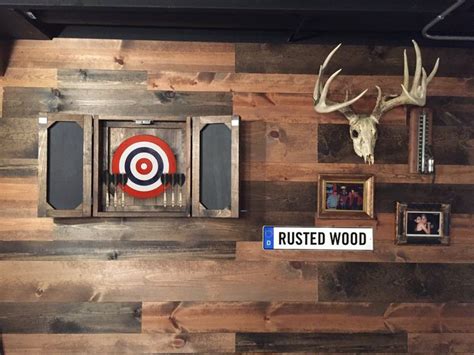 Rustic Belgian Dartboard Cabinet