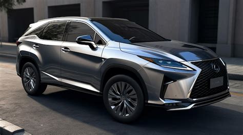 Premium Ai Image A Silver Lexus Suv Is Parked In A Parking Lot