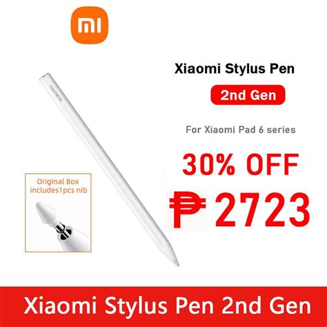 Xiaomi Pad 6 Stylus Pen 2nd Gen Low Latency 6 Pro Pen Draw Writing