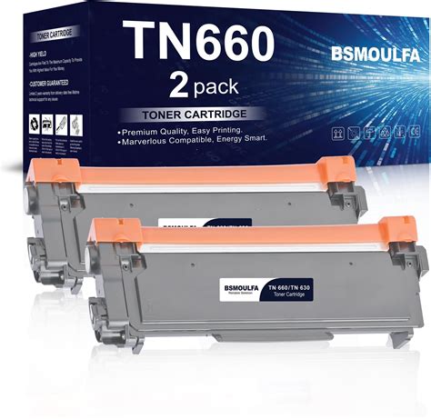 Bsmoulfa Tn660 Toner Cartridges Replacement For Brother Tn 660 Tn630 Use With