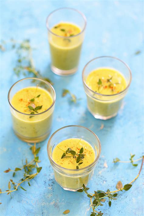 Velout De Courgettes Et Petits Pois Un D Jeuner De Soleil