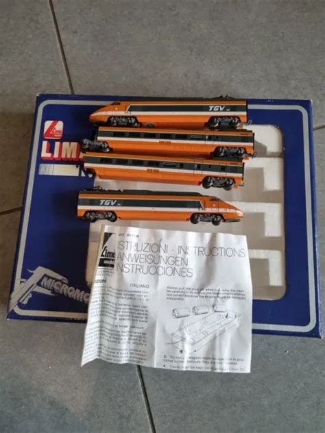 COFFRET LIMA TGV Sud Est 123901G échelle N 1 160 TGV orange SNCF EUR