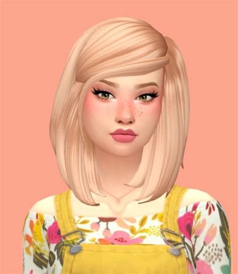 Sims 4 Maxis Match Cc Short Hair Female Bxeglo