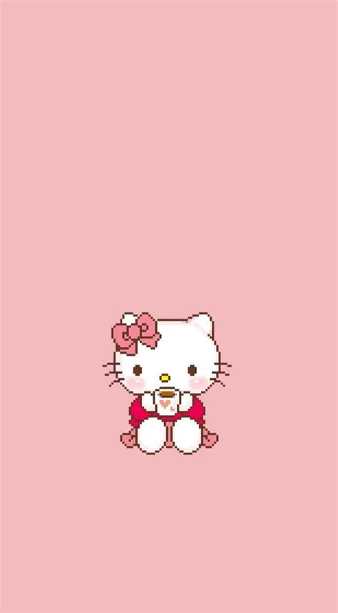 Download Adorable Kawaii Hello Kitty Wallpaper Wallpaper | Wallpapers.com