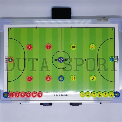 Jual Produk Unggulan Papan Strategi Futsal Coach Board Magnet Aluminium