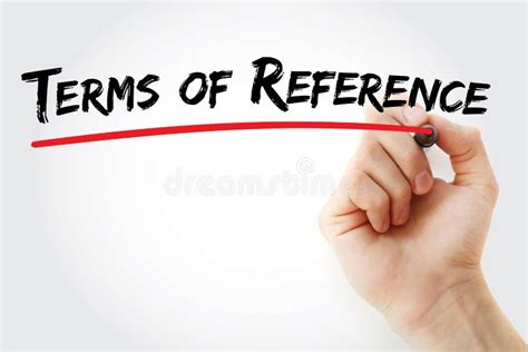 Terms Of Reference Define The Purpose And Structures Of A Project