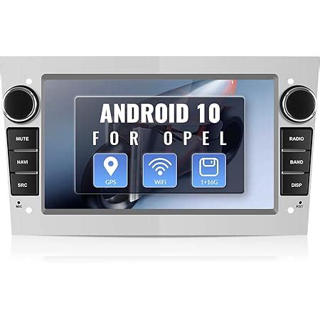 CAMECHO Android 10 2 DIN Autoradio mit Navi für Opel Corsa d Astra h