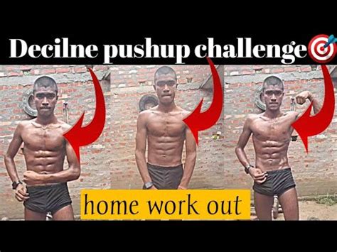 Decline Push Up Challenge Video Hard Working Sk Bajpatti Decline