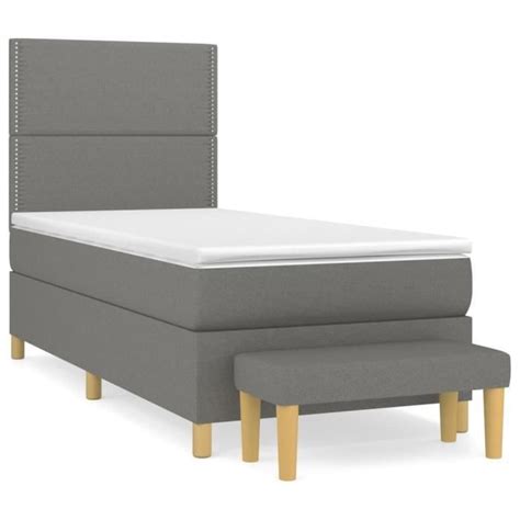 Omabeta Lits Cadres De Lit Lit Sommier Tapissier Avec Matelas