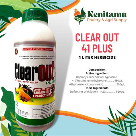 Clear Out 41 Plus 1 Liter Herbicide By Cb Andrew Shopee Philippines