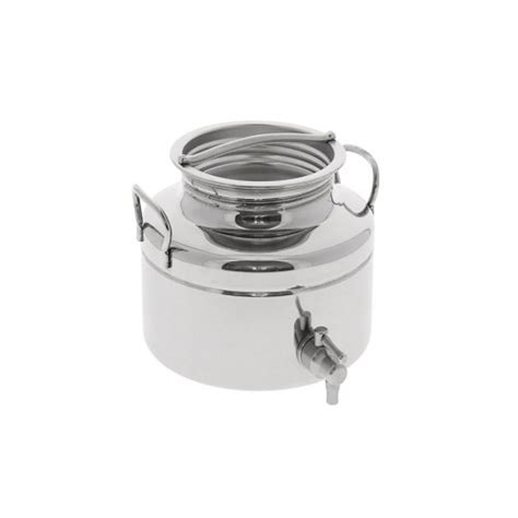 Fût inox huile d olive 3L avec robinet inox