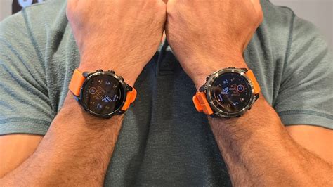 Garmin Fenix Mm Vs Mm Size Comparison Youtube