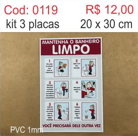 Loja Towbar Sald O Placa Mantenha O Banheiro Limpo