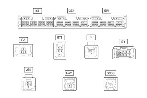 Toyota Corolla Cross Terminals Of Ecu Audio And Visual System