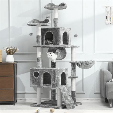 Cat Tree Activity Climber Tower With Sisal Covered Scratching Posts