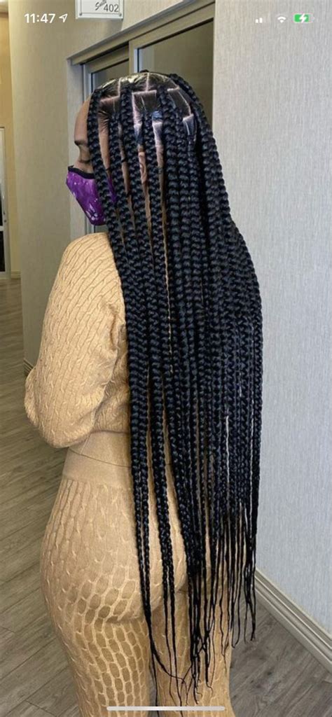 Pin By Tynisha Clarke On Braids In Box Braids Hairstyles For