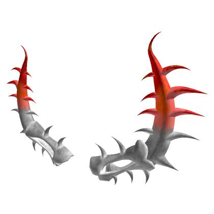 Red Skeletal Horns Roblox Item Rolimon S