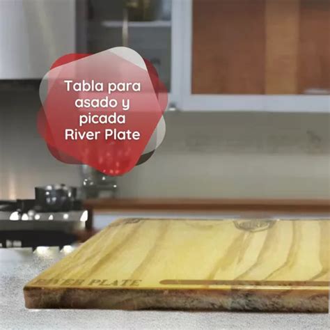 Tabla Plato Picada Asado Parrilla Madera Grabada Rectangular En Venta