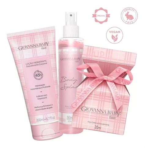 Giovanna Baby Body Splash Deo Colonia E Lo O Hidratante Kit Giovanna